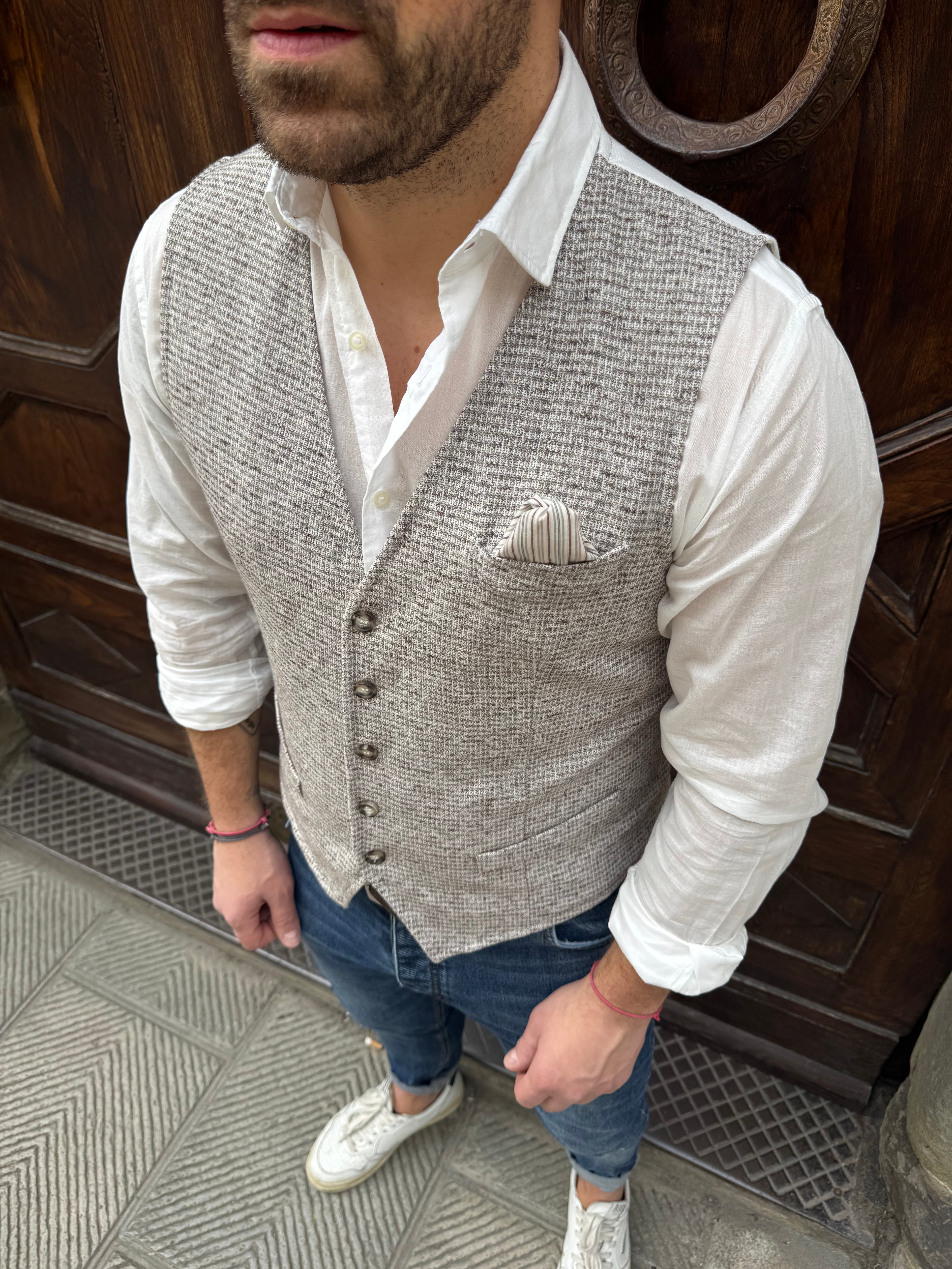 Gilet Harry di 3.9 beige