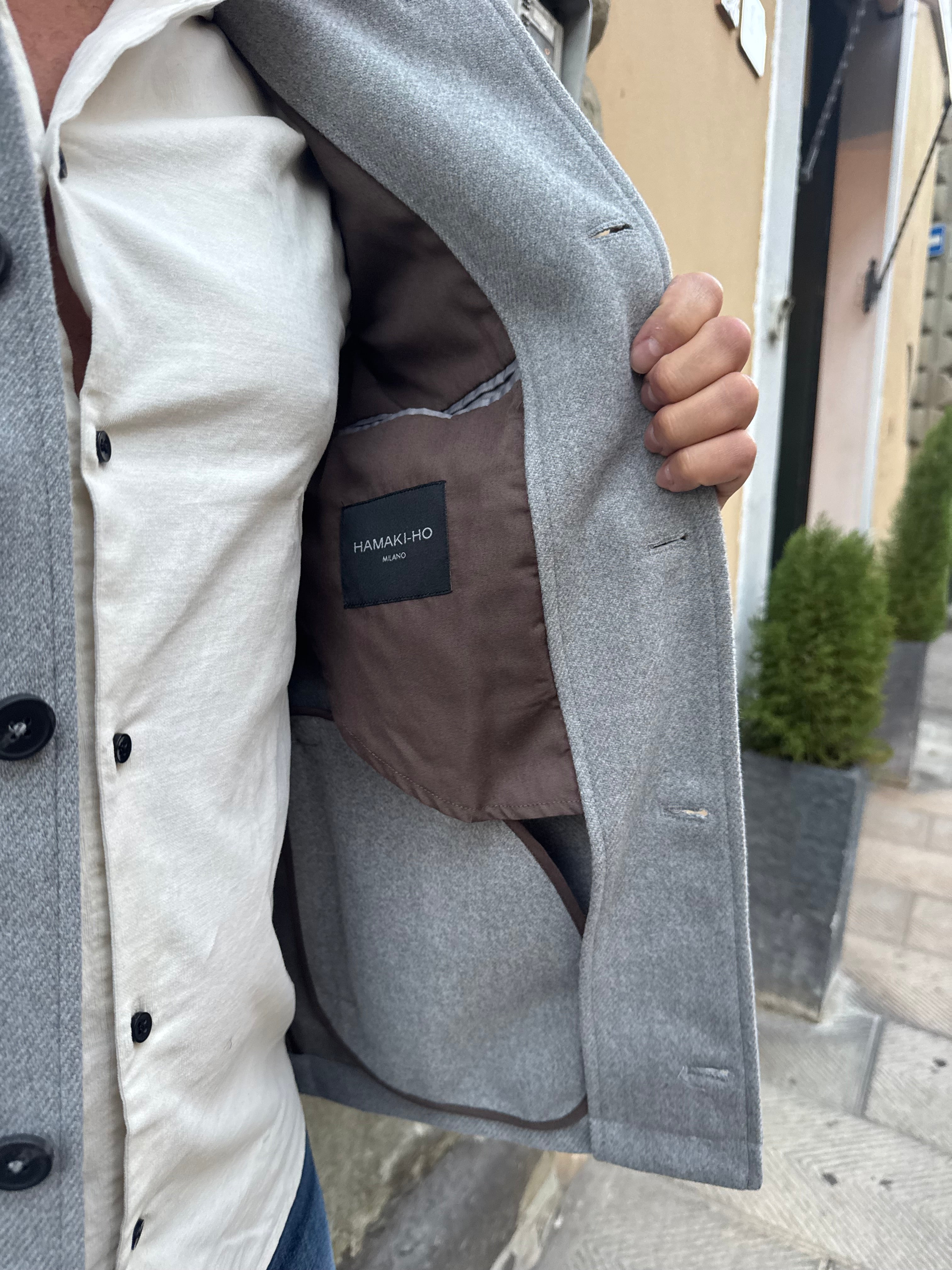 Giacchetto Prestige di HAMAKI-HO grigio perla