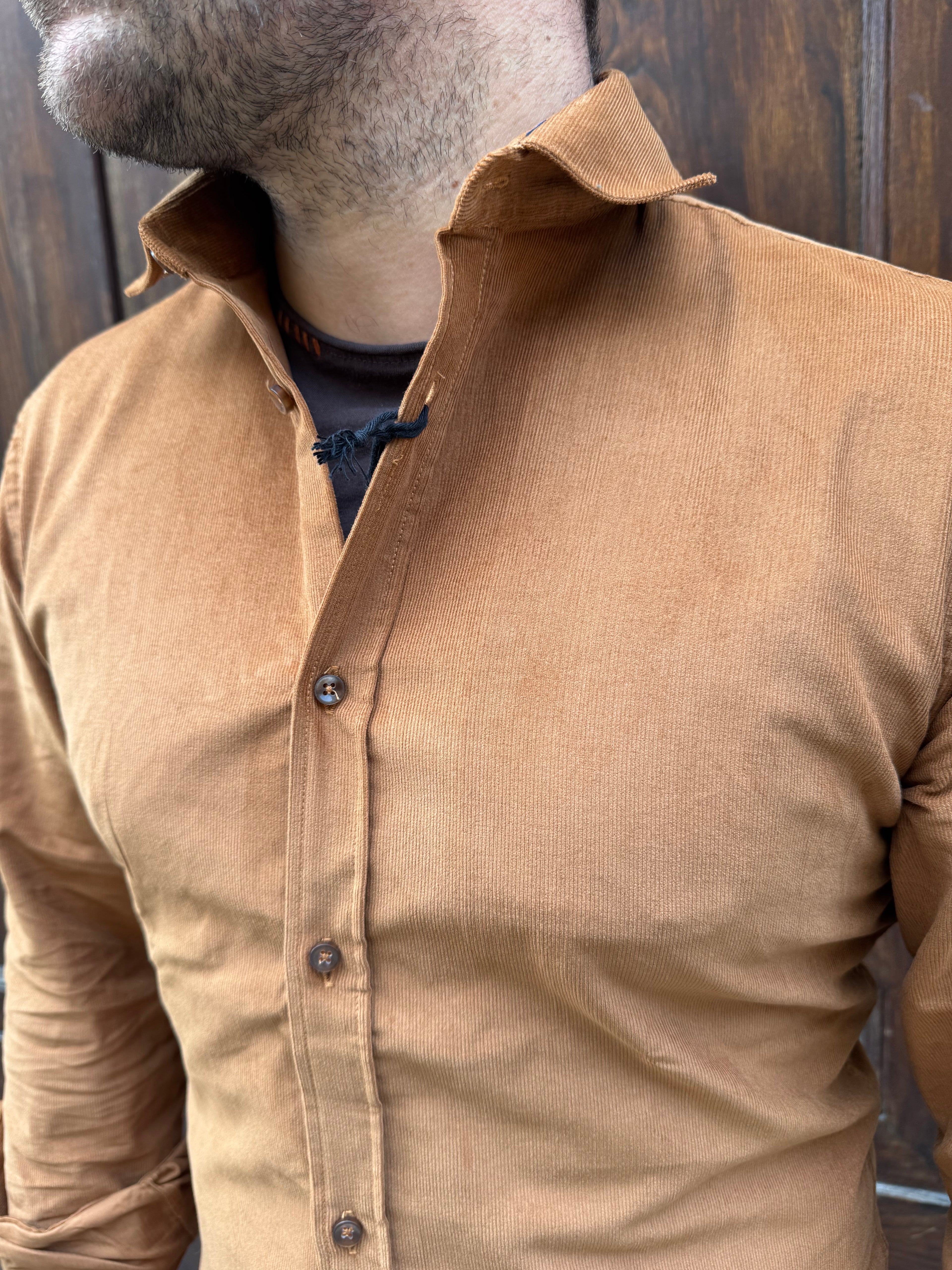 Camicia Dolomiti in velluto di Telamira