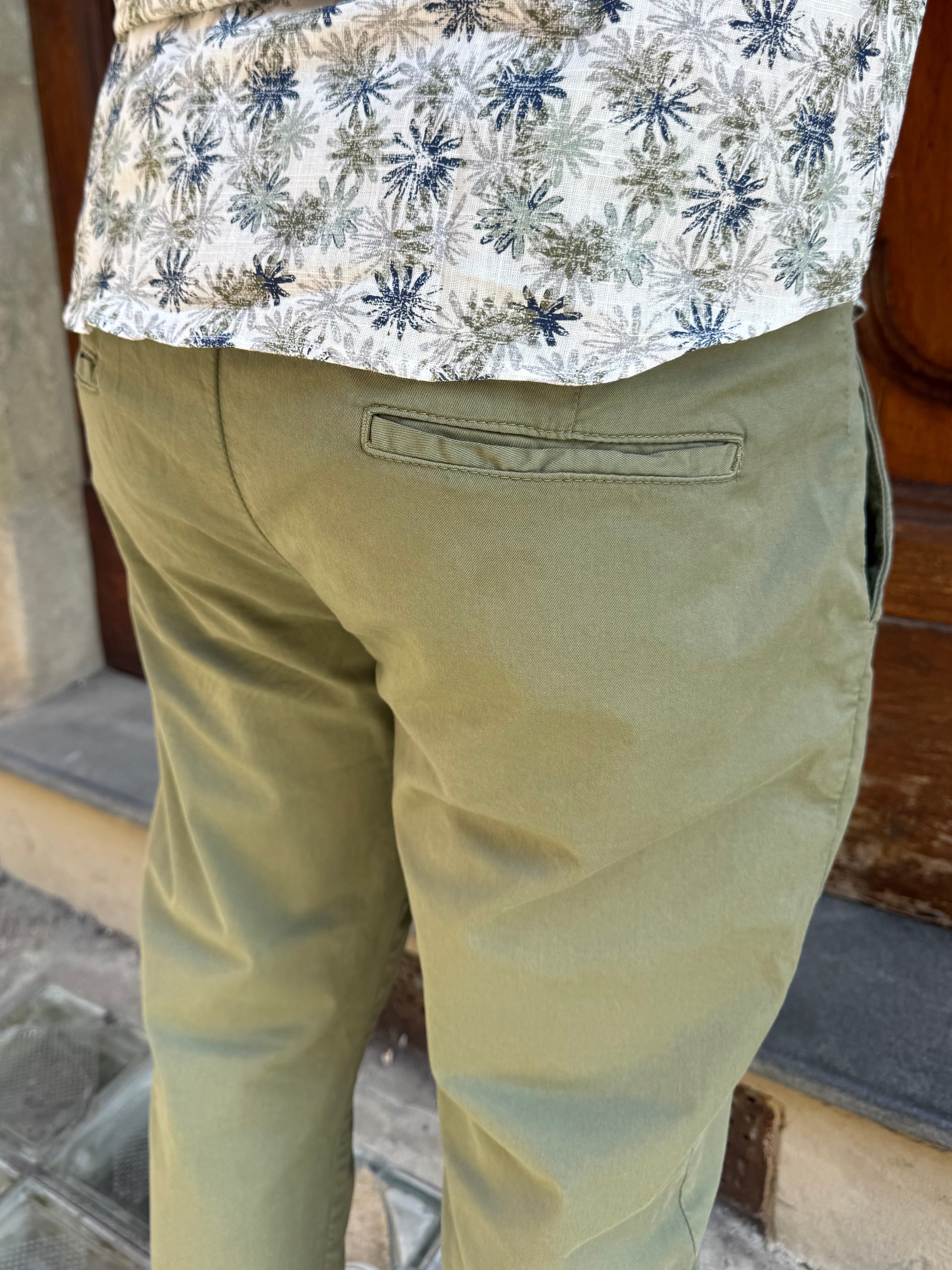 Pantalone Mike di 3.9 verde