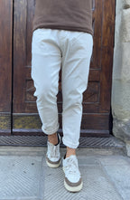 Pantalone Mike di 3.9 panna