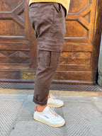 Pantalone Cargo di TRÈZ cioccolato