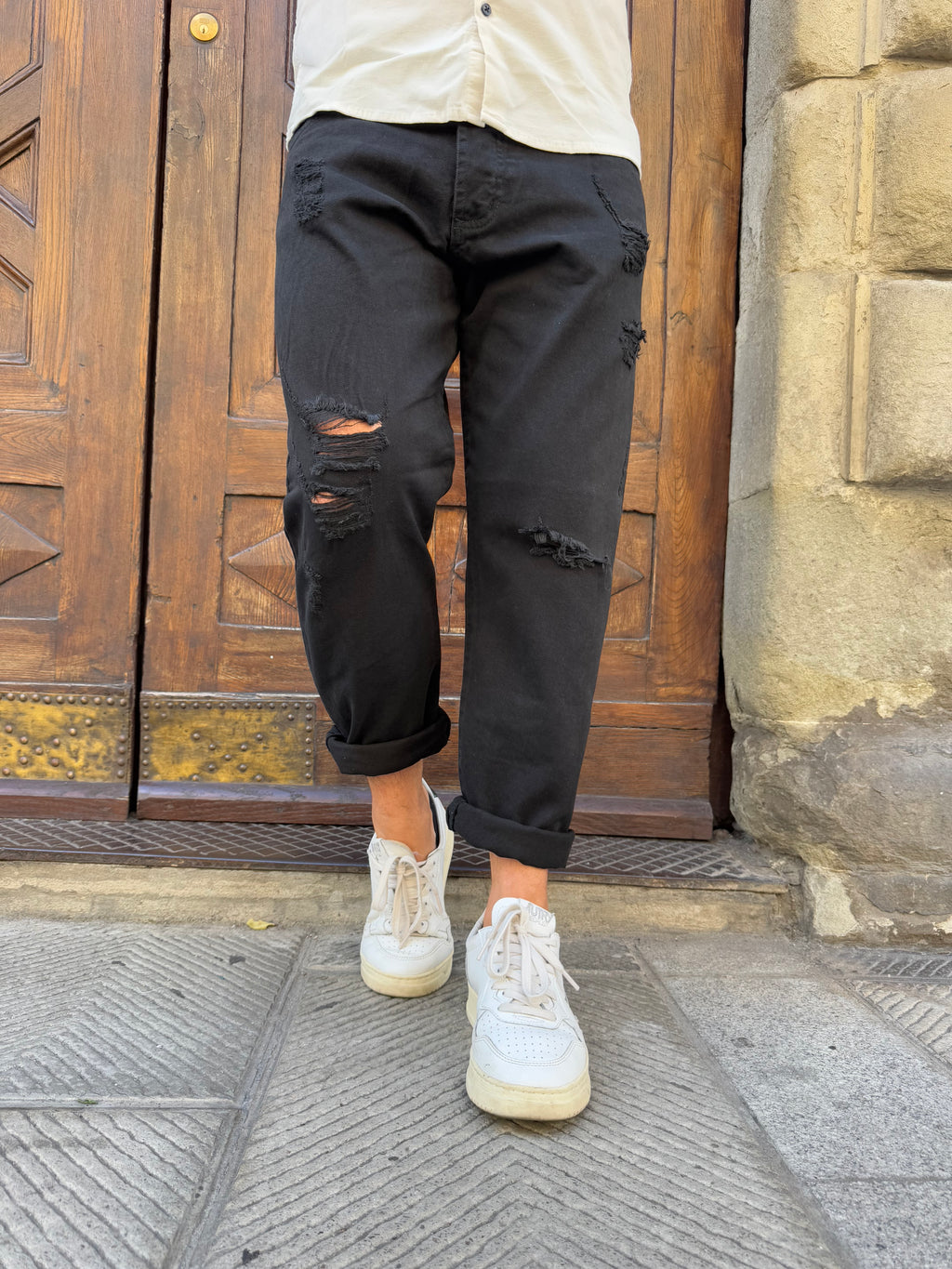 Pantalone Bulldenim di Myden nero