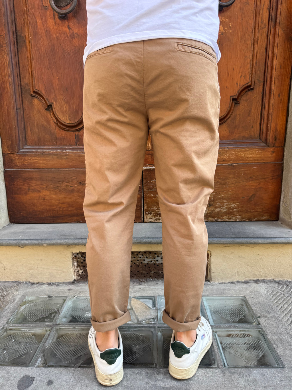 Pantalone Mike di 3.9 tabacco