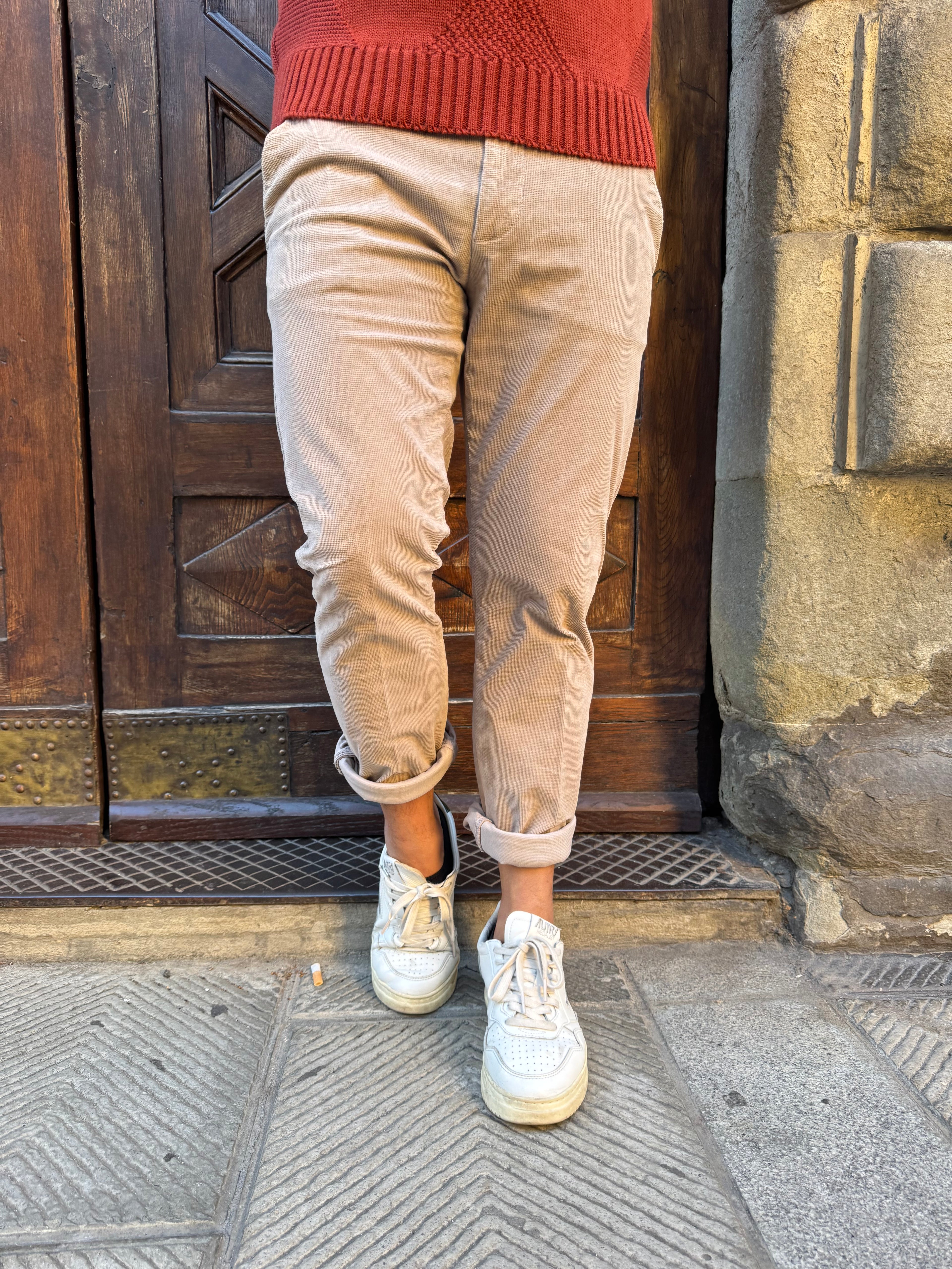Pantalone Eddy di HAMAKI-Ho beige