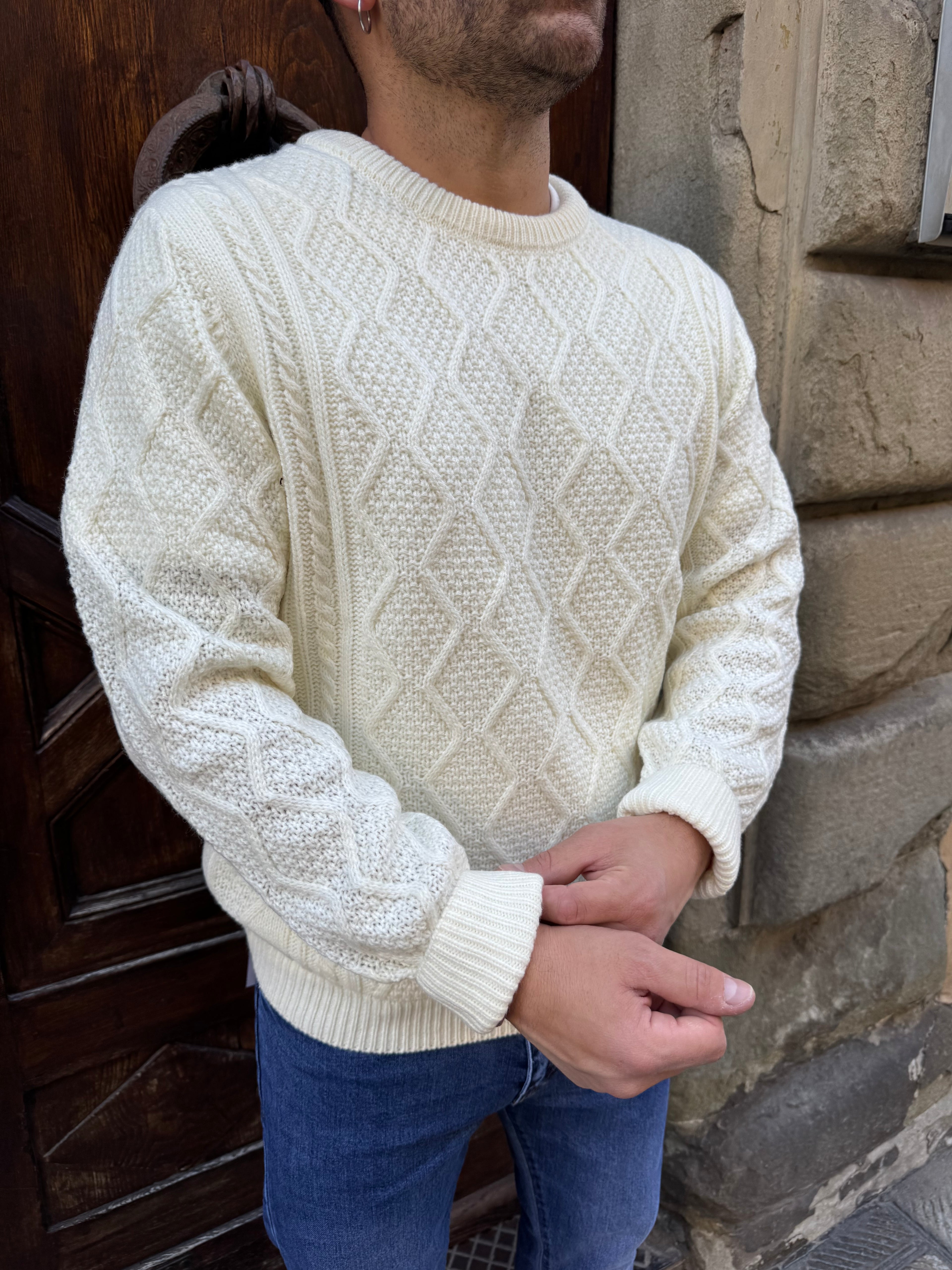 Maglioncino Joseph di Tiffosi panna