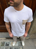 T-Shirt James di 3.9 bianca