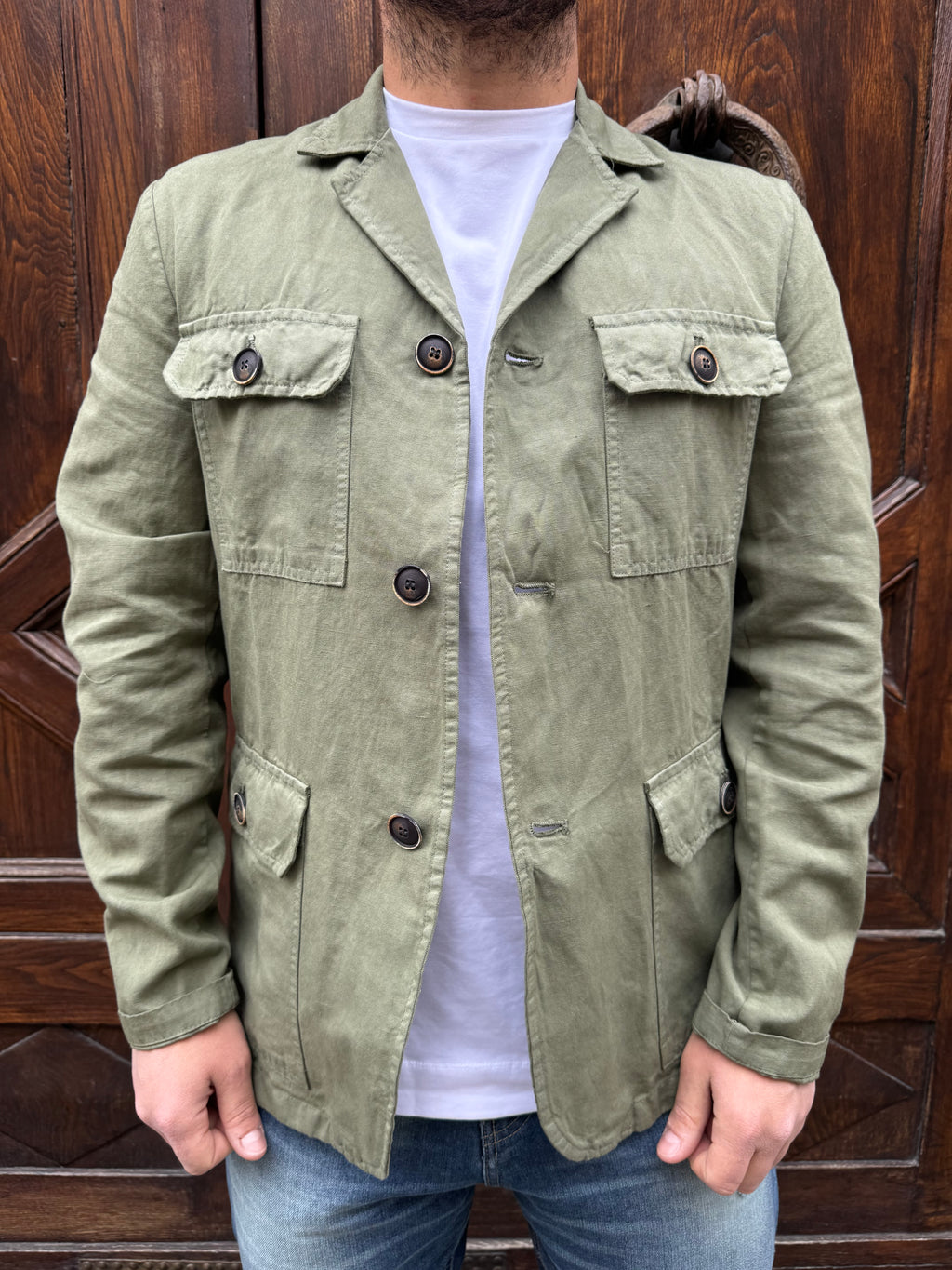 Giacca Sahara di Trèz in lino