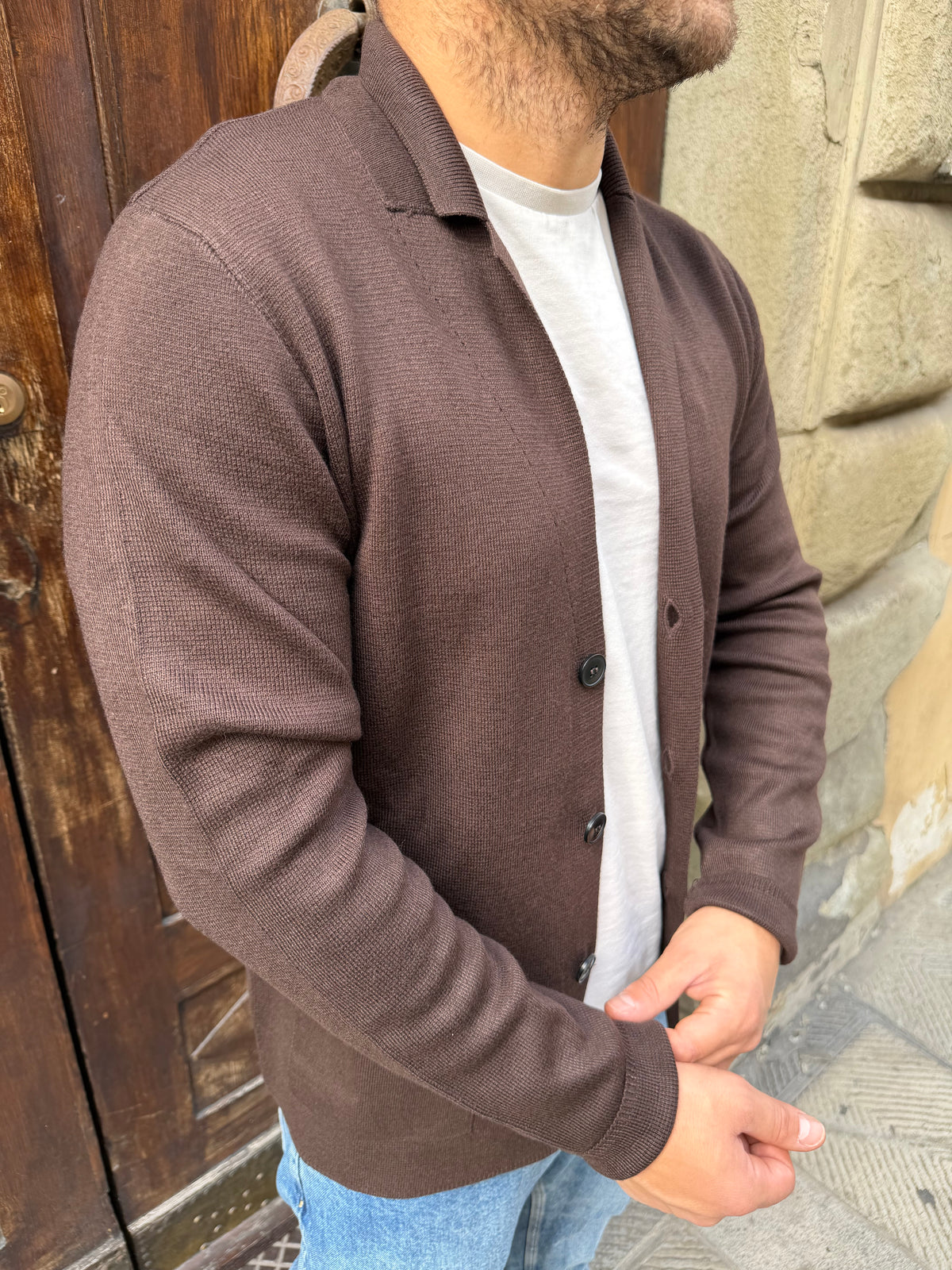 Giacca cardigan Roma di Hamaki-Ho moro