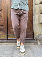 Pantalaccio Zante di Yes Zee in lino tabacco