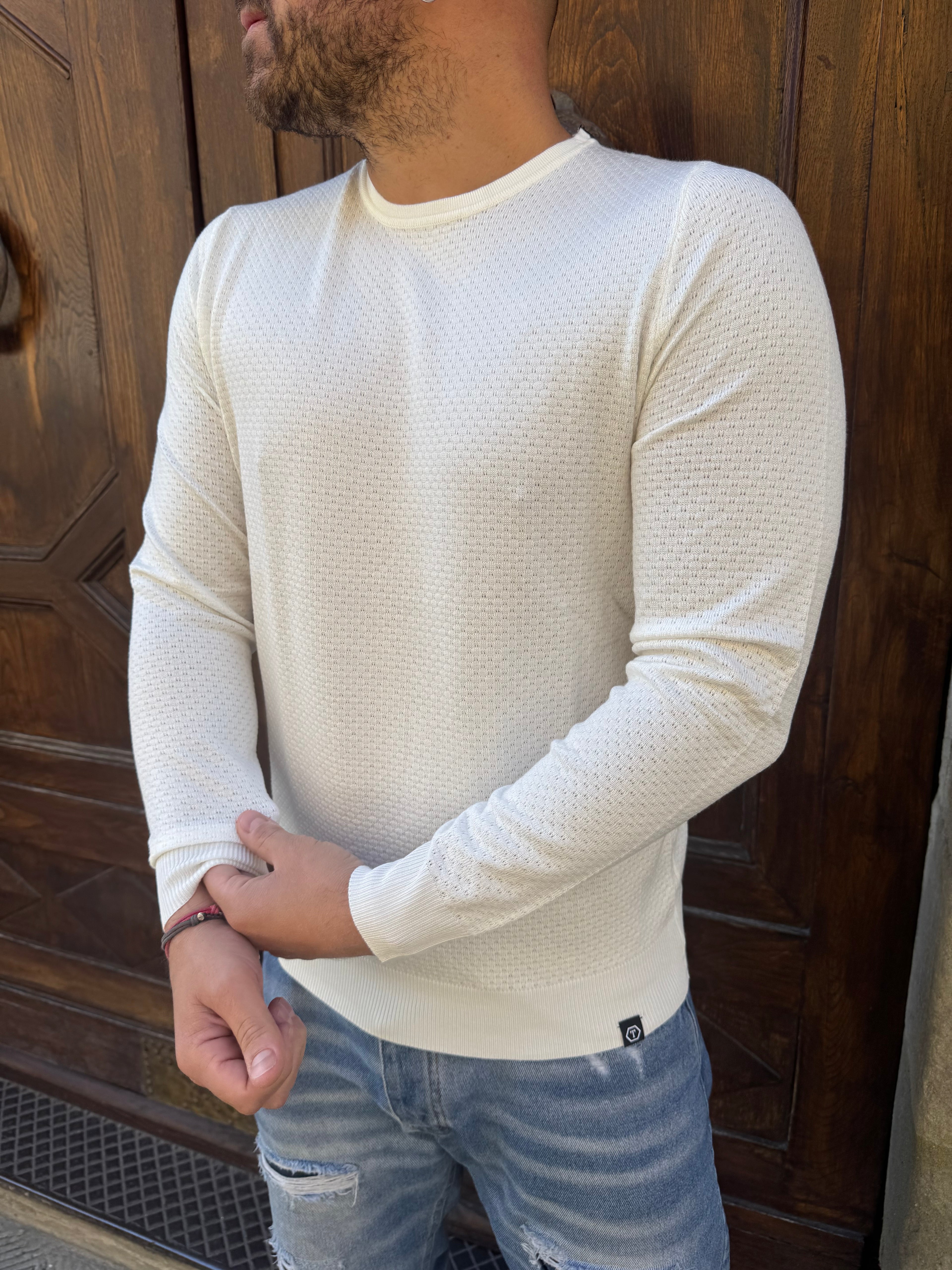 Maglioncino Honey di Telamira panna