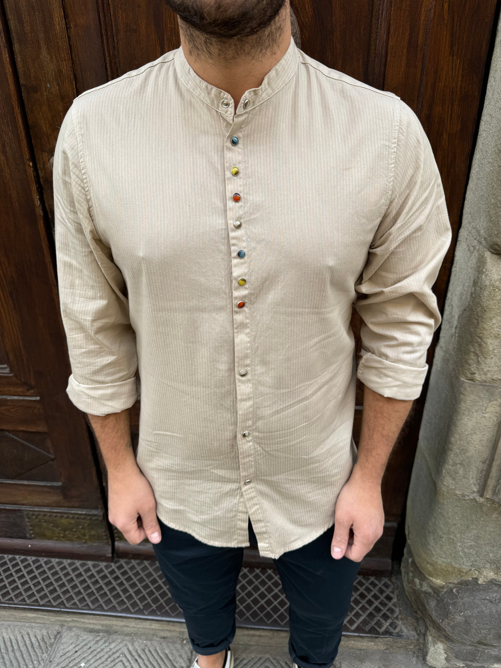 Camicia Sally beige di 3.9