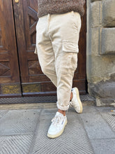 Carica l&#39;immagine nel visualizzatore di Gallery, Pantalone Cargo Rocciatore di Telamira panna
