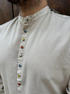 Camicia Sally beige di 3.9