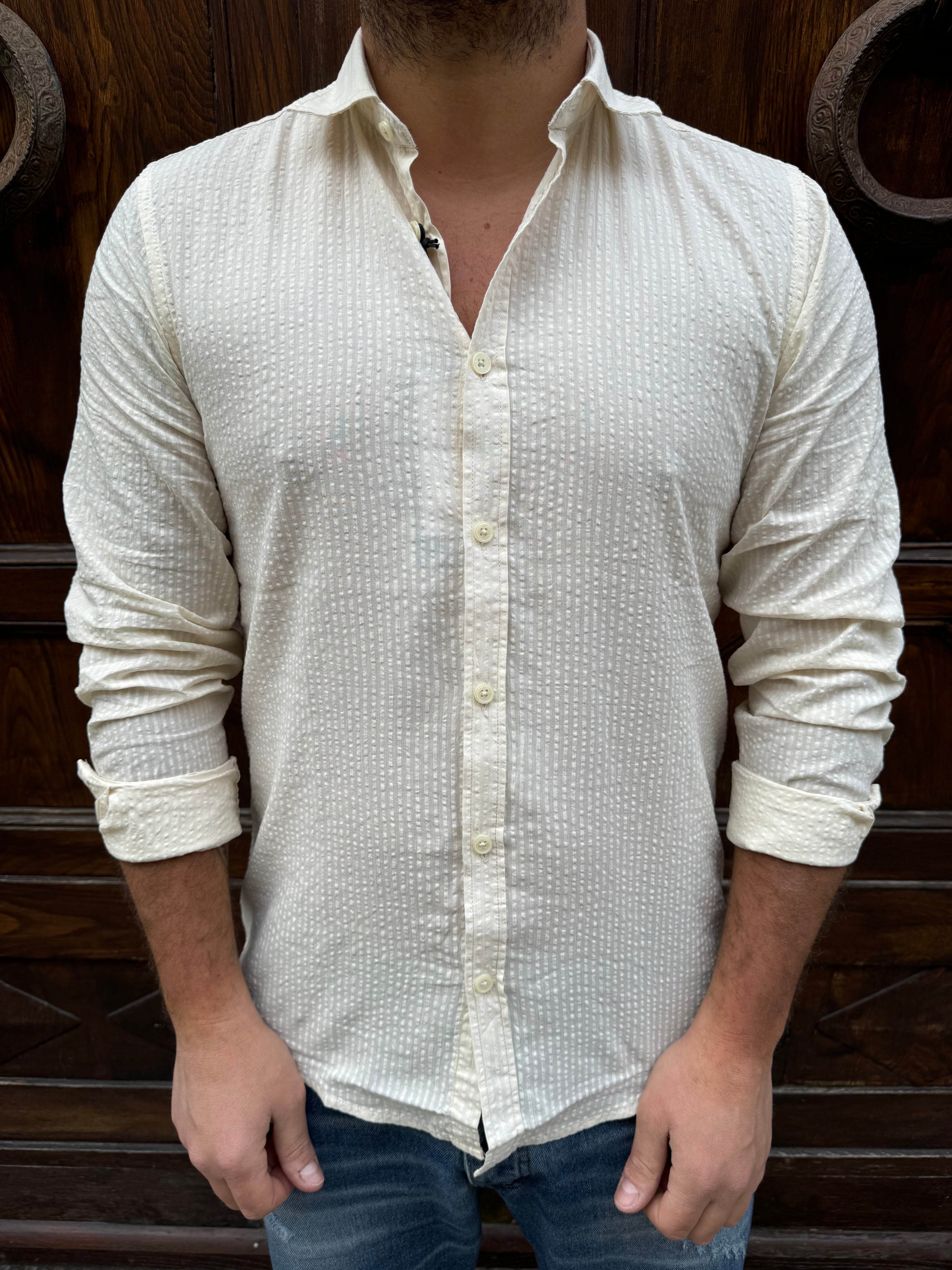 Camicia Sunday di Hamaki-Ho panna