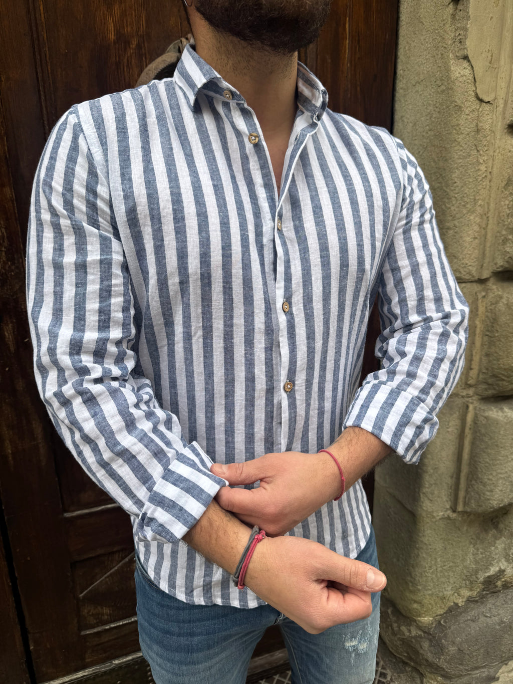 Camicia Summer di Hamaki-Ho blu