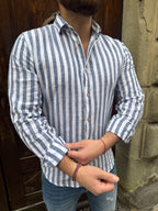 Camicia Summer di Hamaki-Ho blu