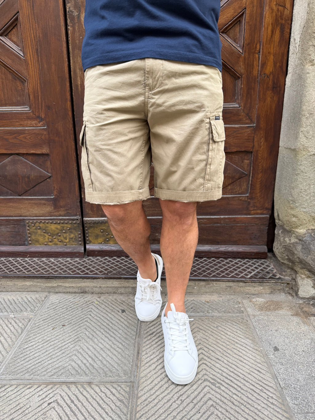 Bermuda cargo di Petrol beige