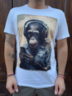 T-shirt Monkey music