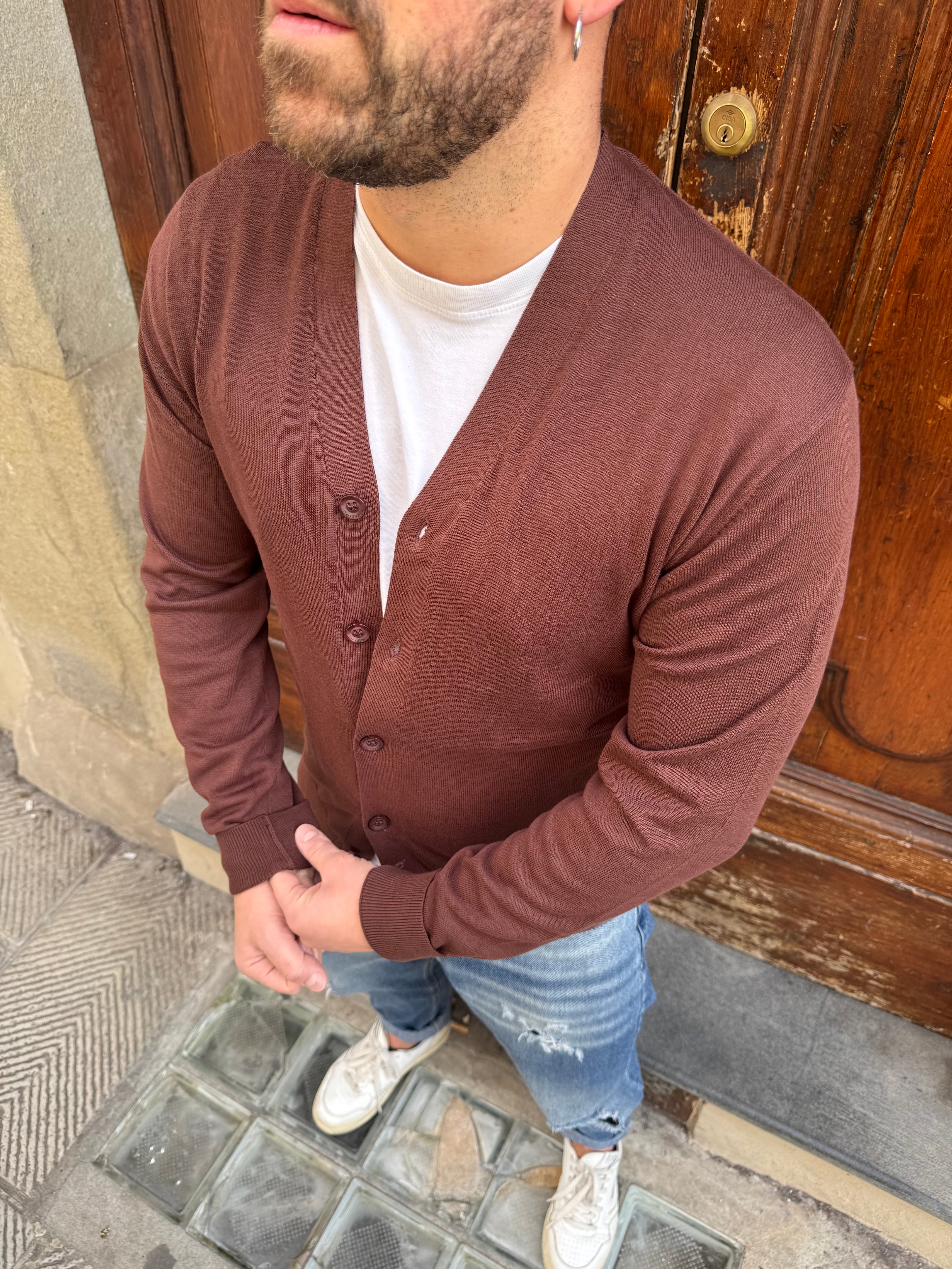 Cardigan Oscar di Hamaki-Ho terra
