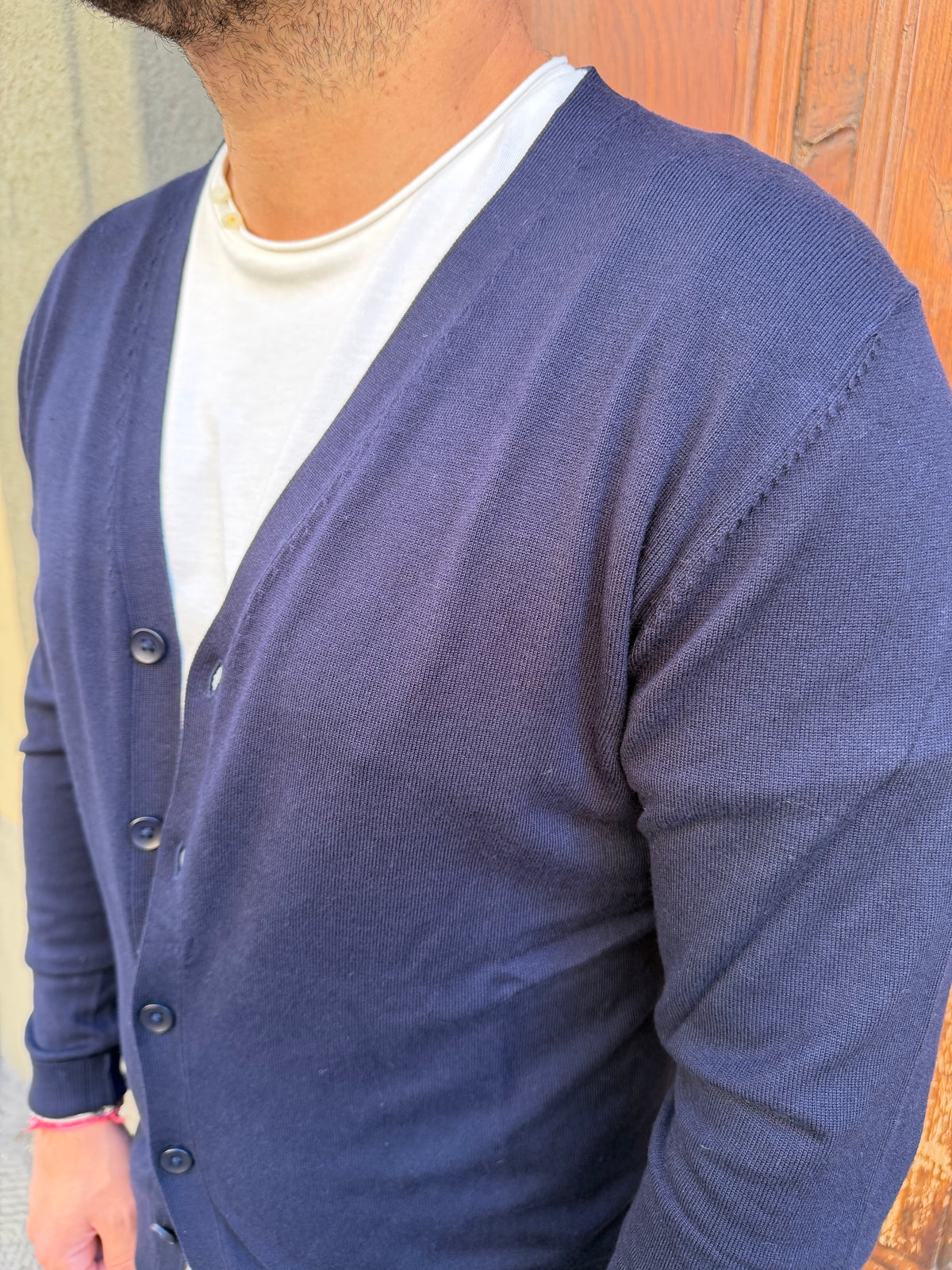 Cardigan Oscar di Tréz blu
