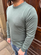 Maglioncino girocollo di Tiffosi verde