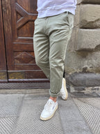 Pantalone Chinos di Hamaki-Ho verde