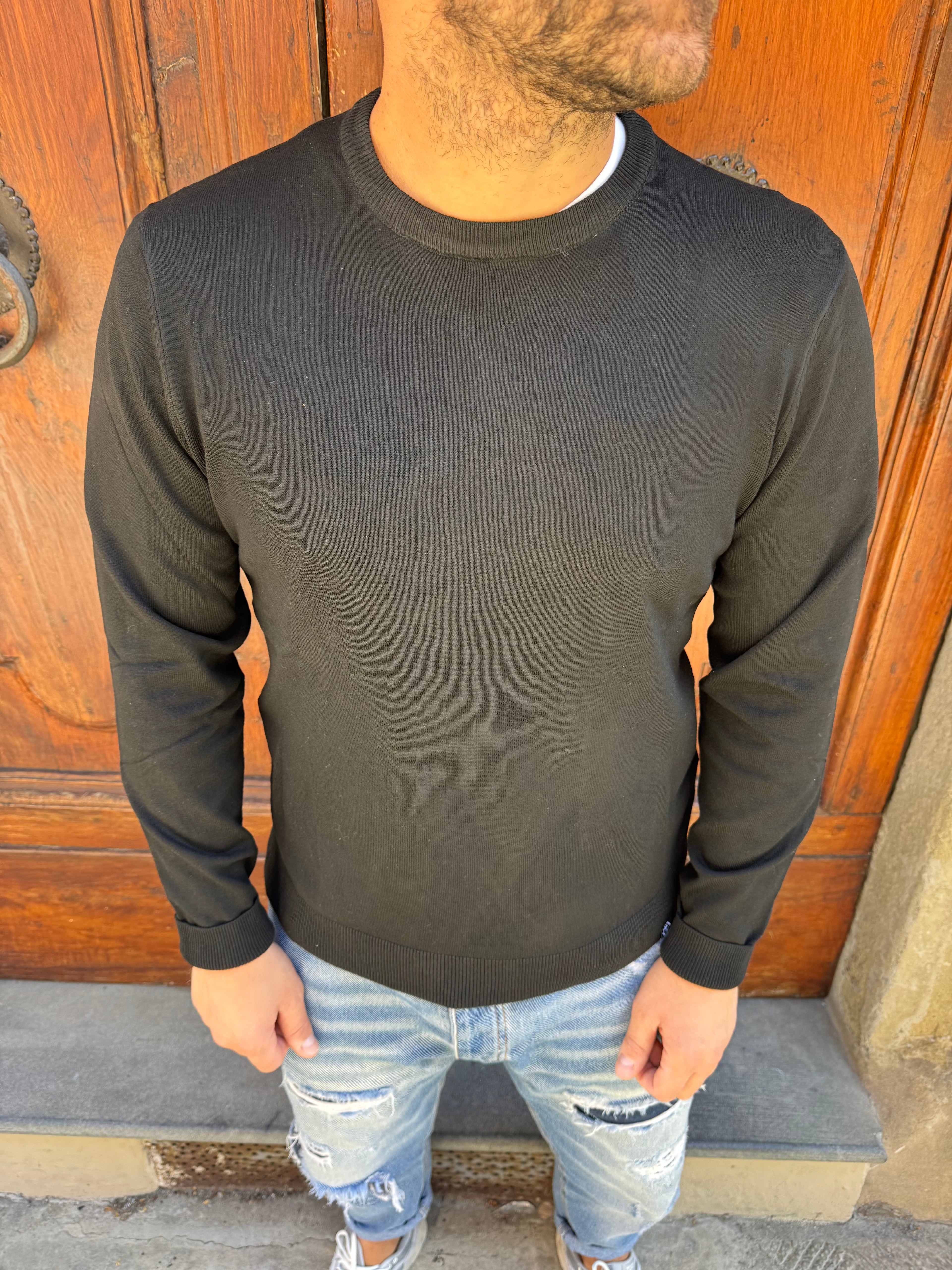 Maglioncino basico di Telamira nero