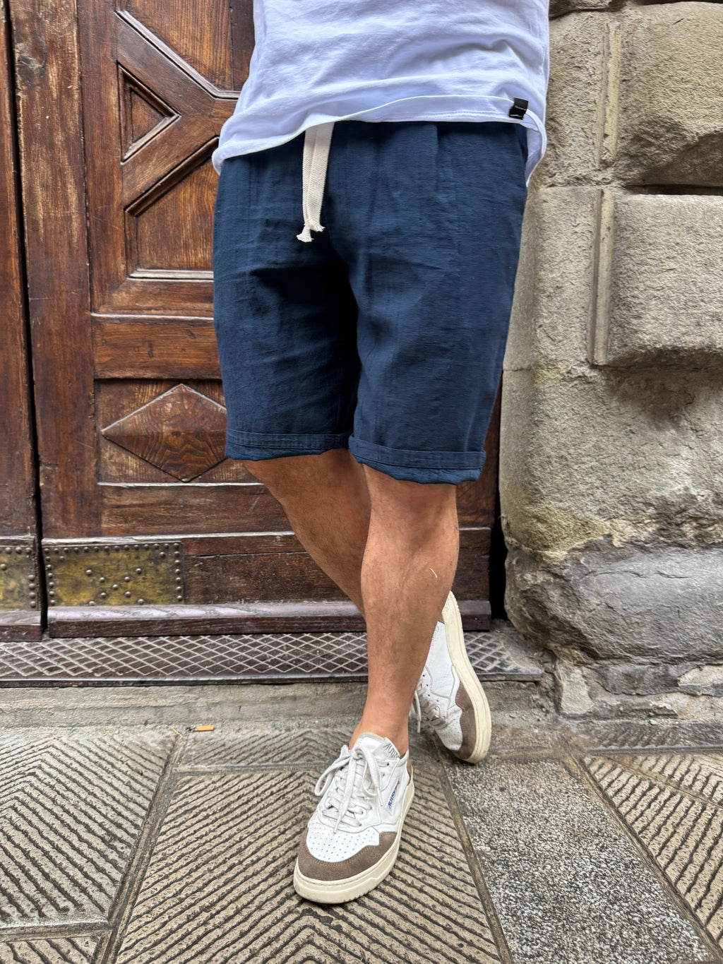 Bermuda Relax blu di 3.9