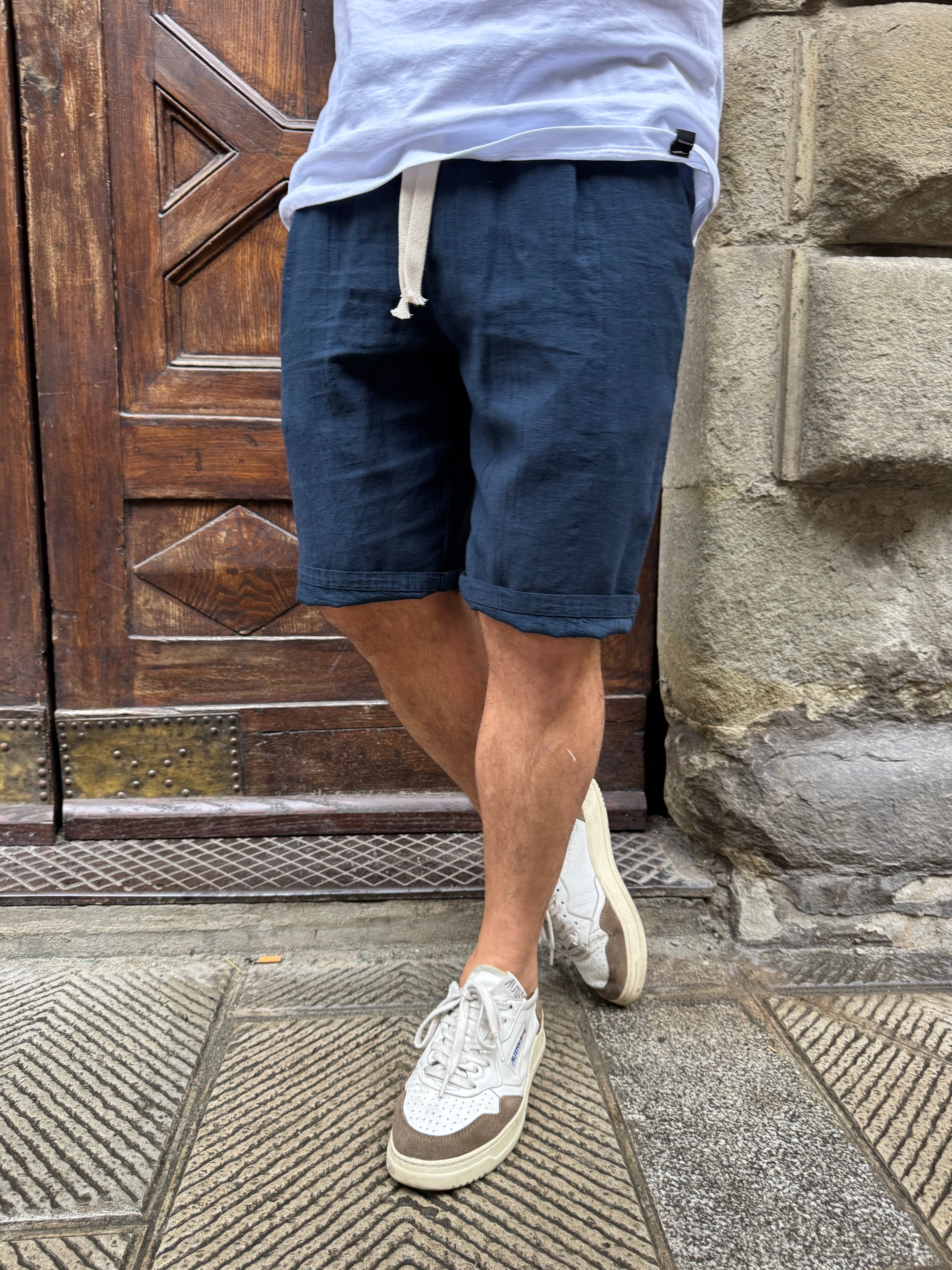 Bermuda Relax blu di 3.9