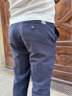 Pantalone Zante blu di Yes Zee