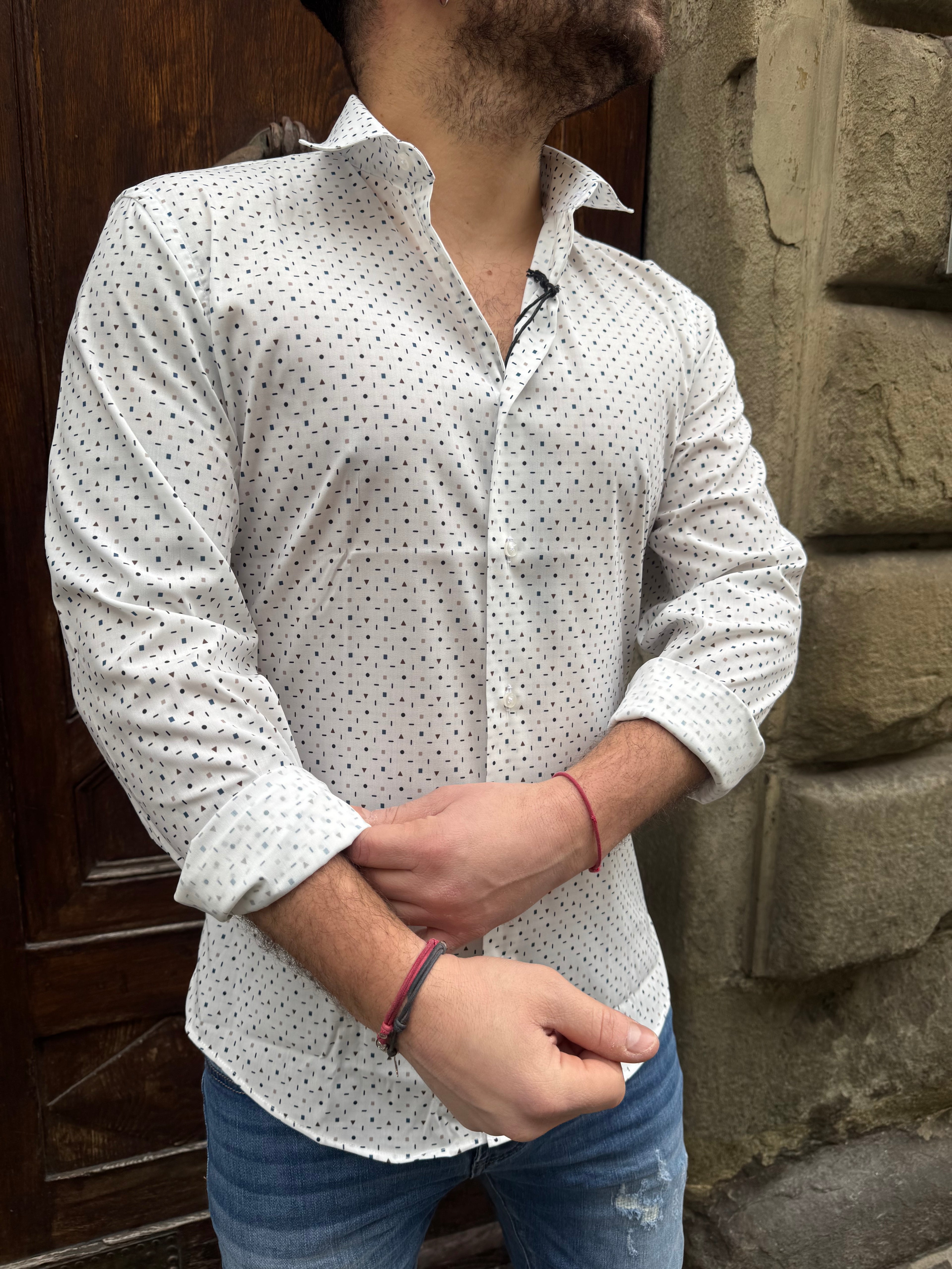 Camicia Geometry di Telamira