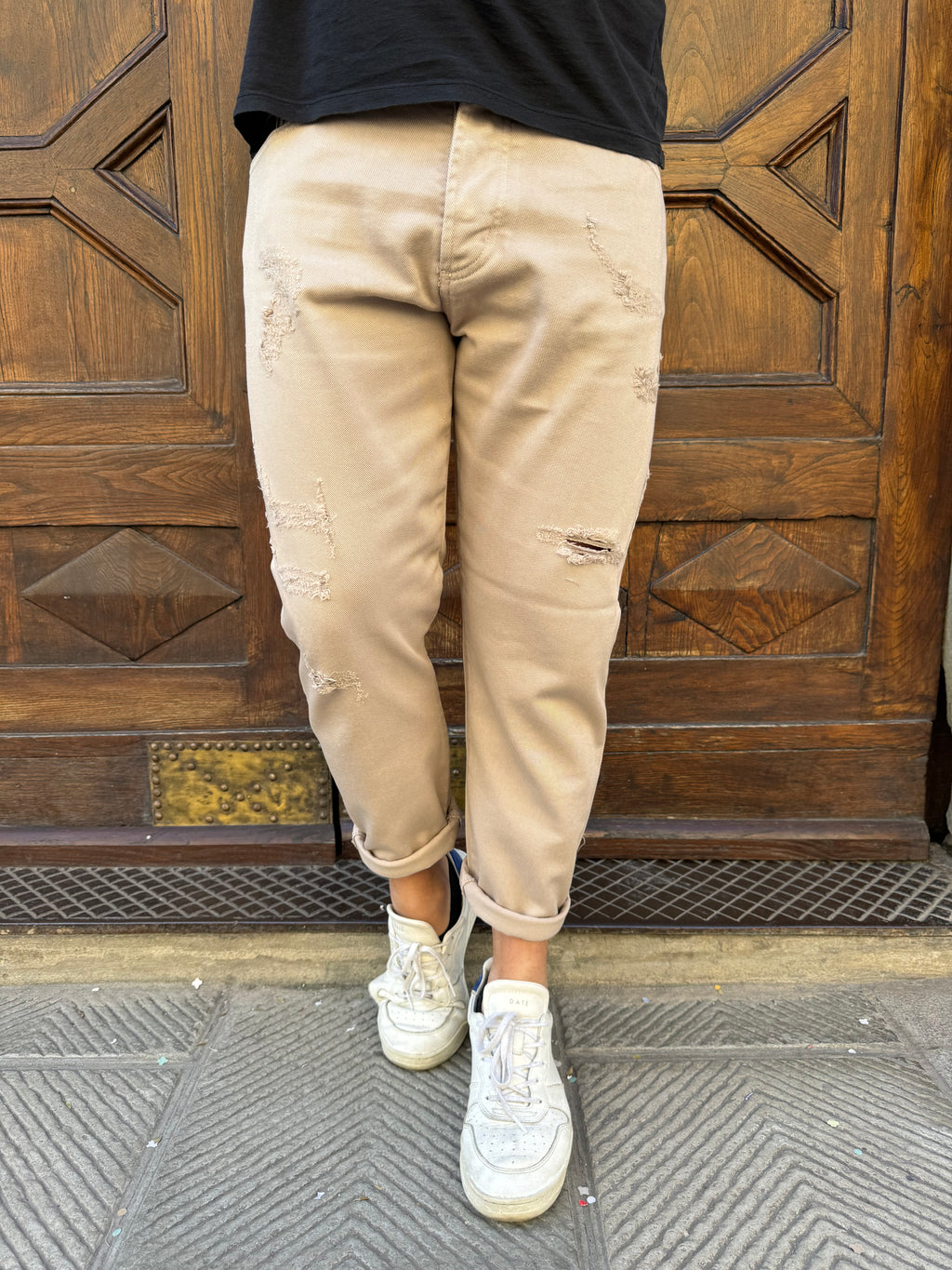 Pantalone Bulldenim di Myden sabbia