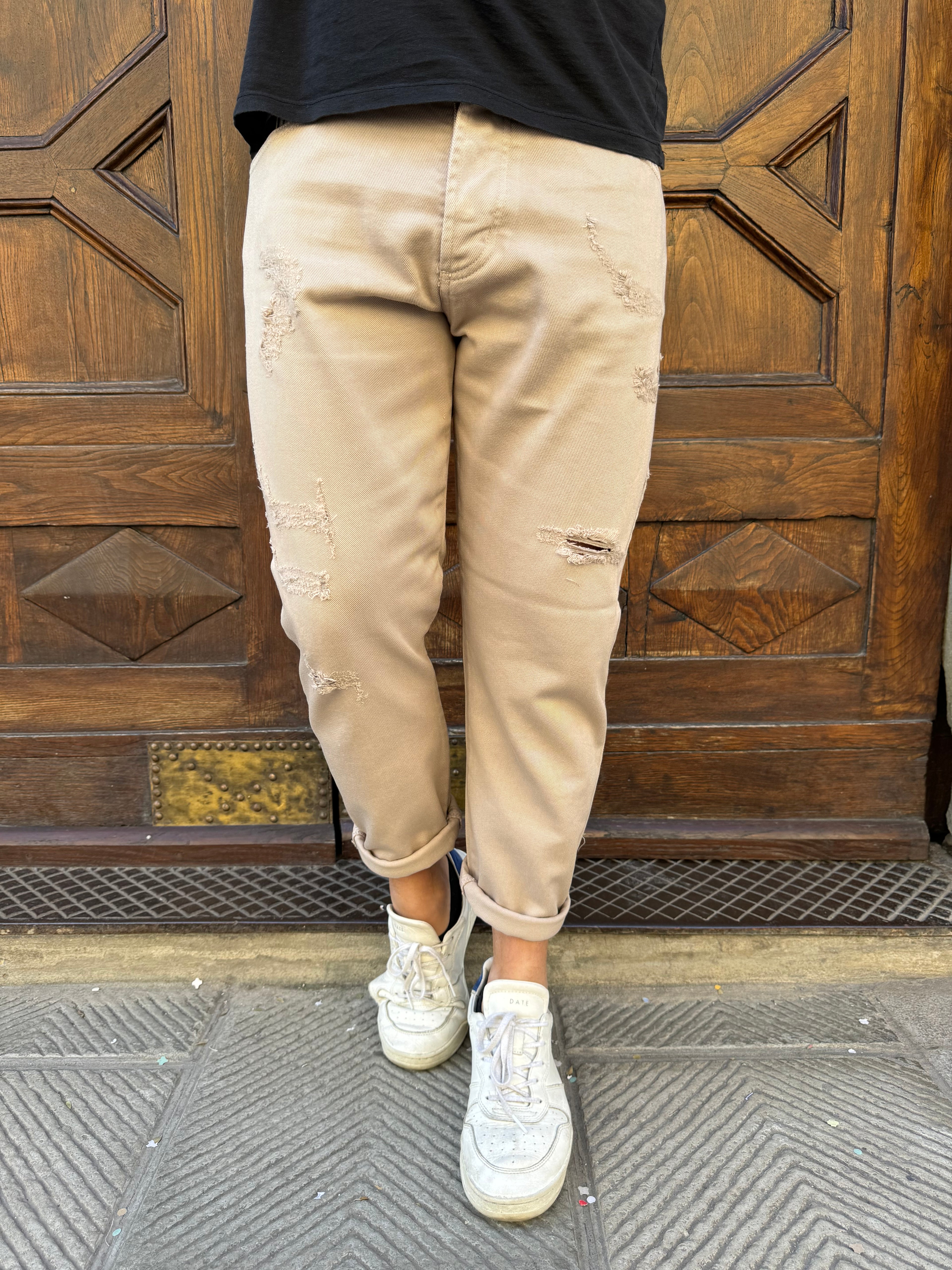 Pantalone Bulldenim di Myden sabbia