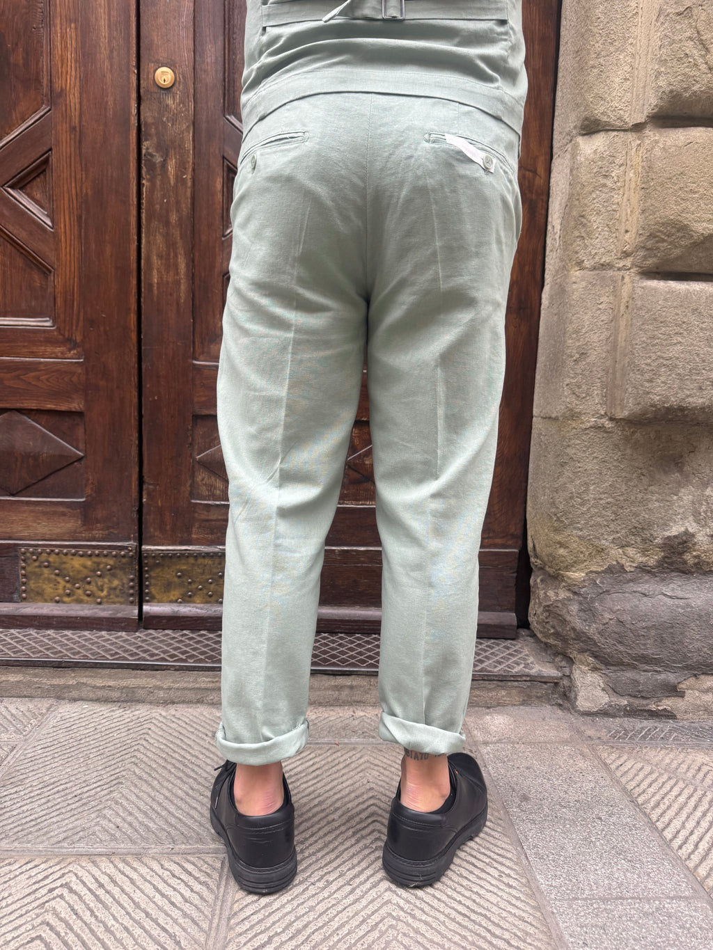 Pantalone completo Roger di Hamaki-Ho verde acqua