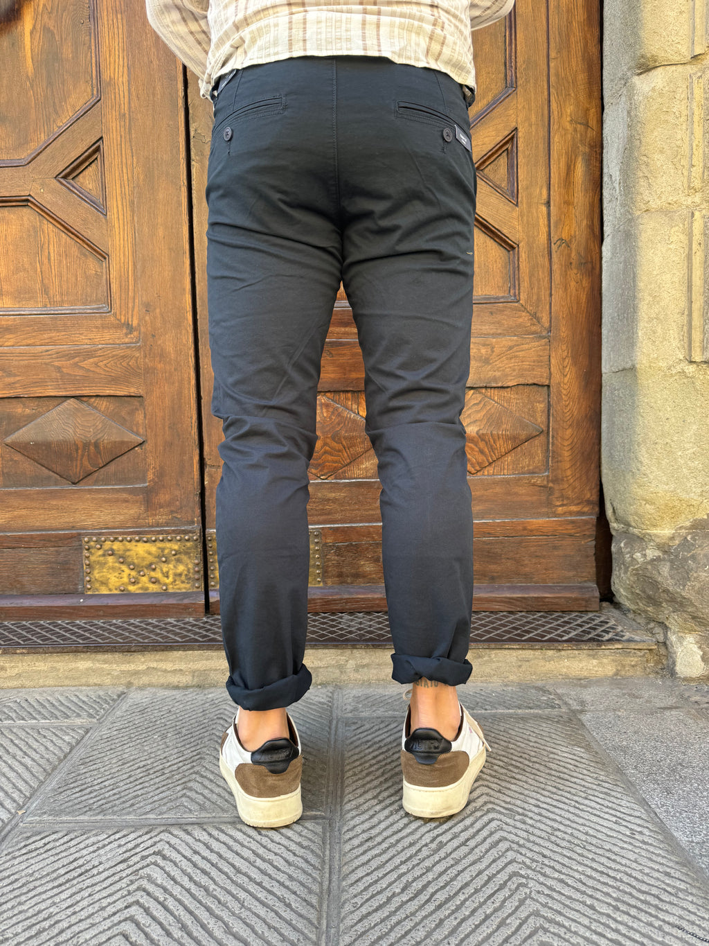 Pantalone Chinos di Tiffosi blu