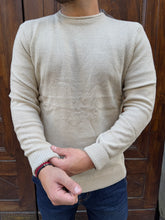 Carica l&#39;immagine nel visualizzatore di Gallery, Maglioncino Carlos beige di Telamira beige
