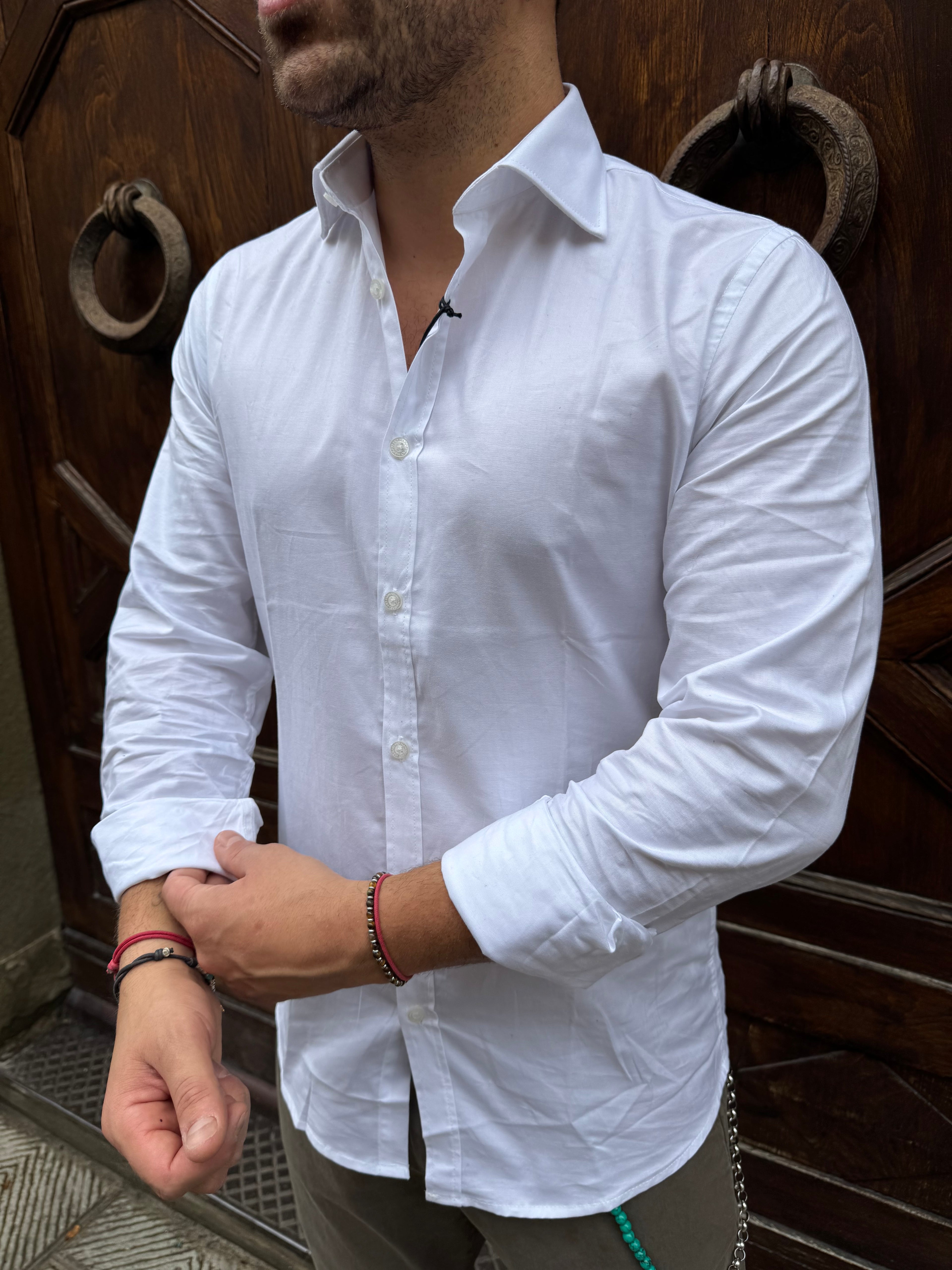 Camicia Oxford di Hamaki bianca