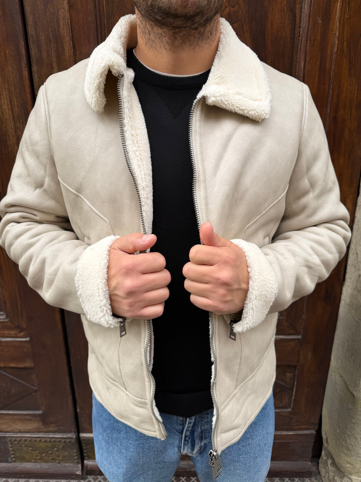 Shearling di Telamira ghiaccio