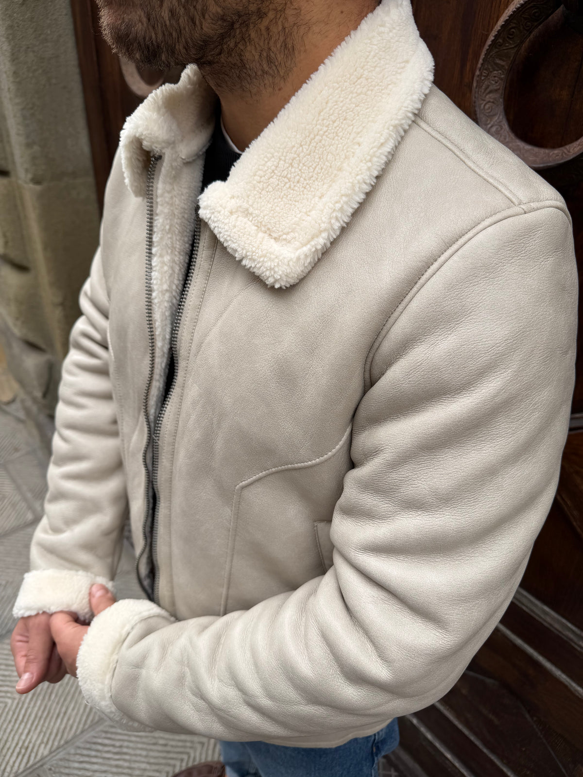 Shearling di Telamira ghiaccio