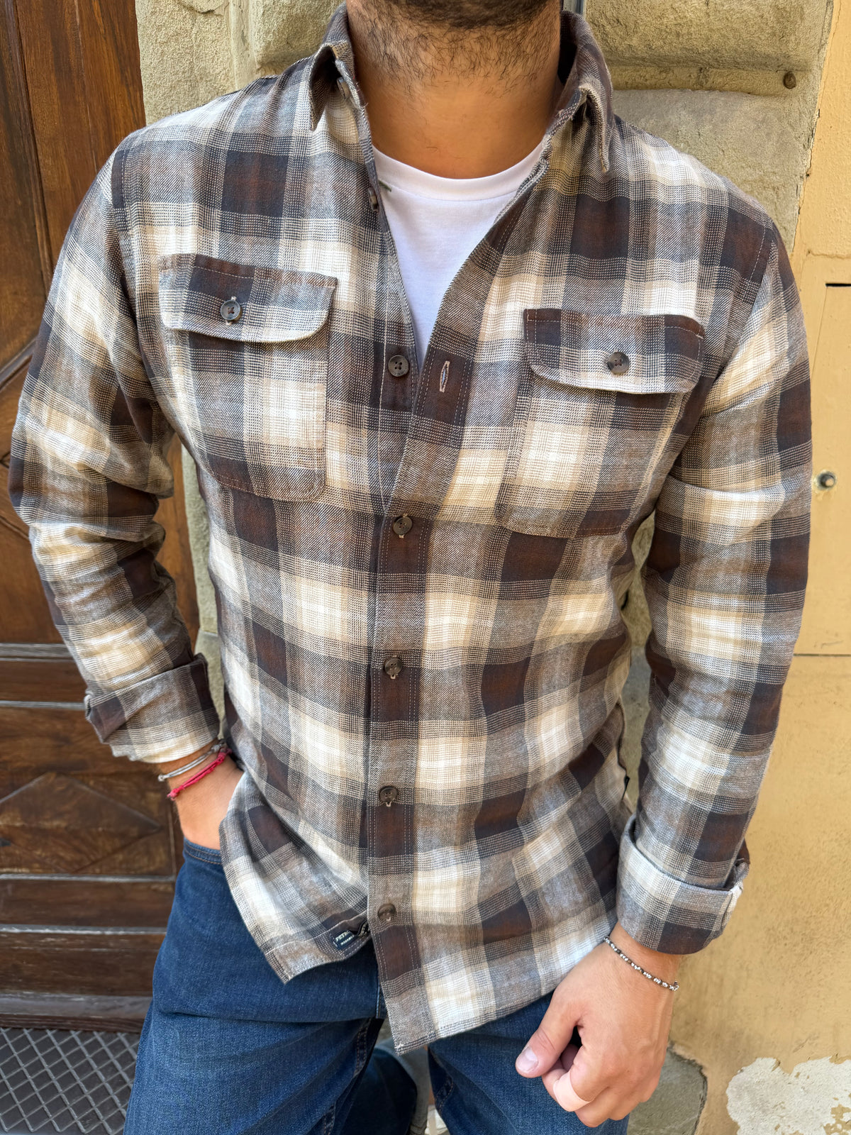 Camicia quadro 01 di Petrol Ind. Moro