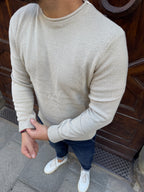 Maglioncino Carlos beige di Telamira beige