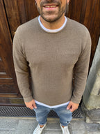 Maglioncino Alabastro di Tiffosi tortora