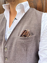 Carica l&#39;immagine nel visualizzatore di Gallery, Gilet coordinato London di 3.9 moro
