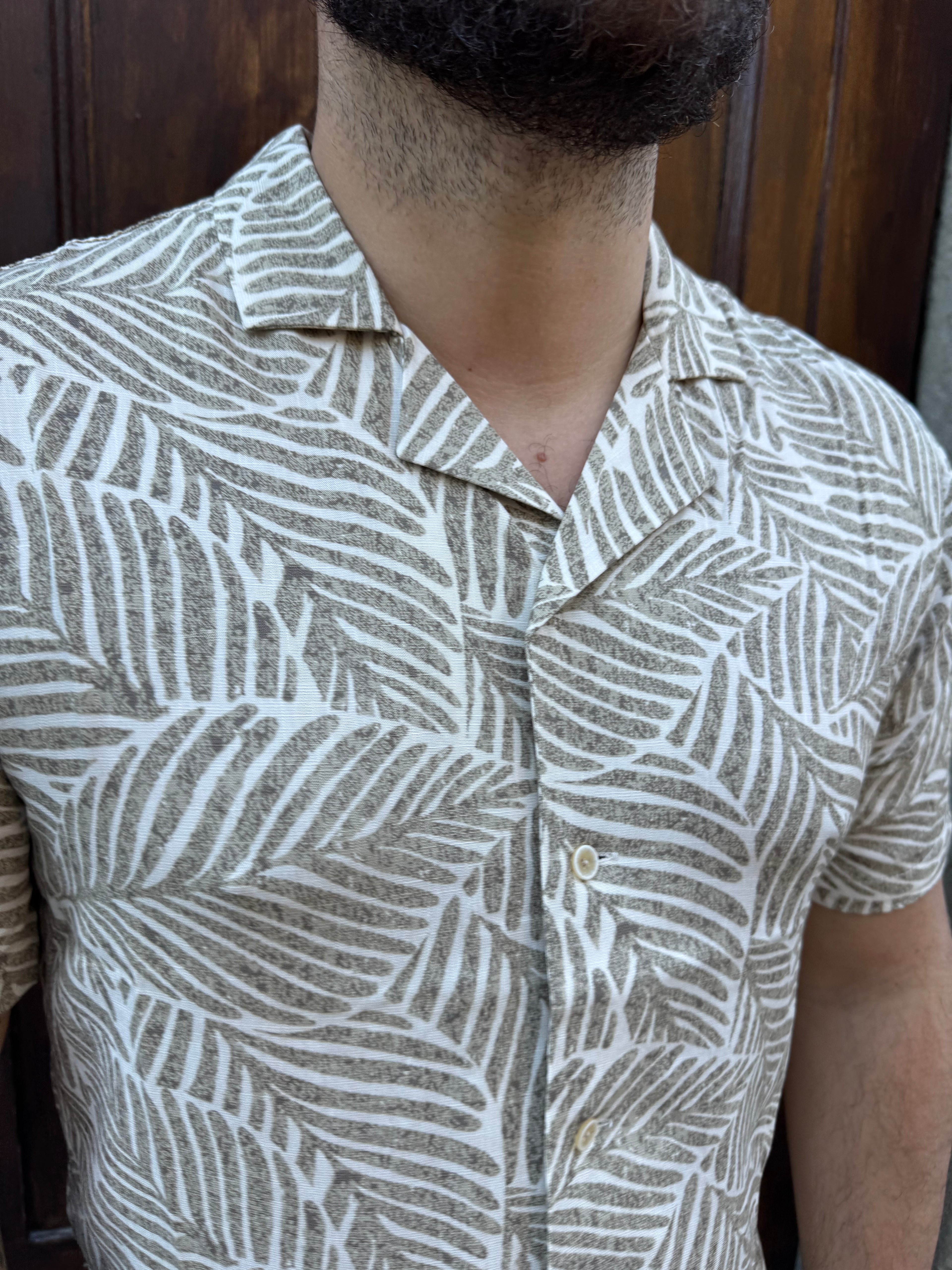Camicia Flora di Tiffosi moro