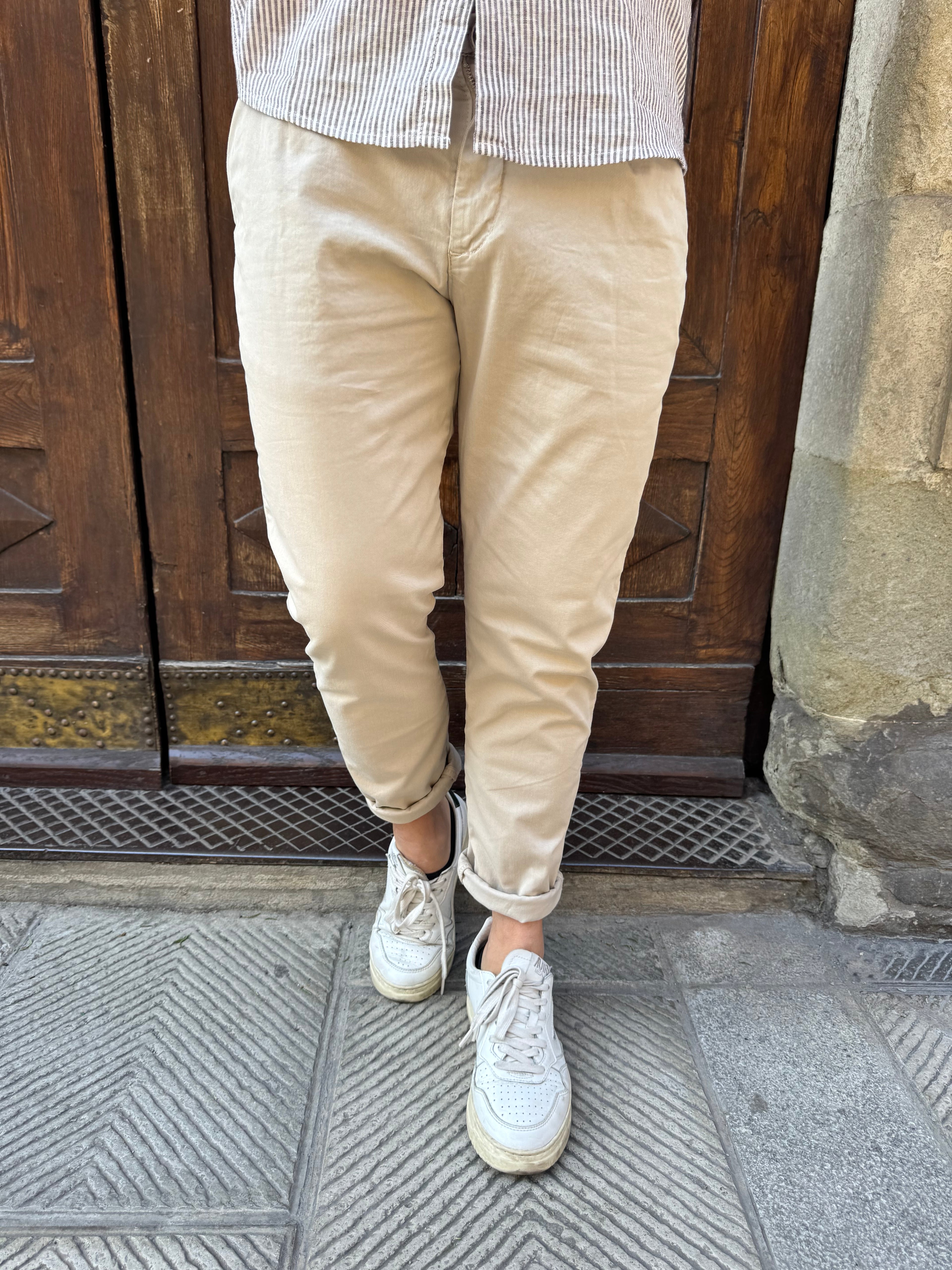 Pantalone Mike di 3.9 beige