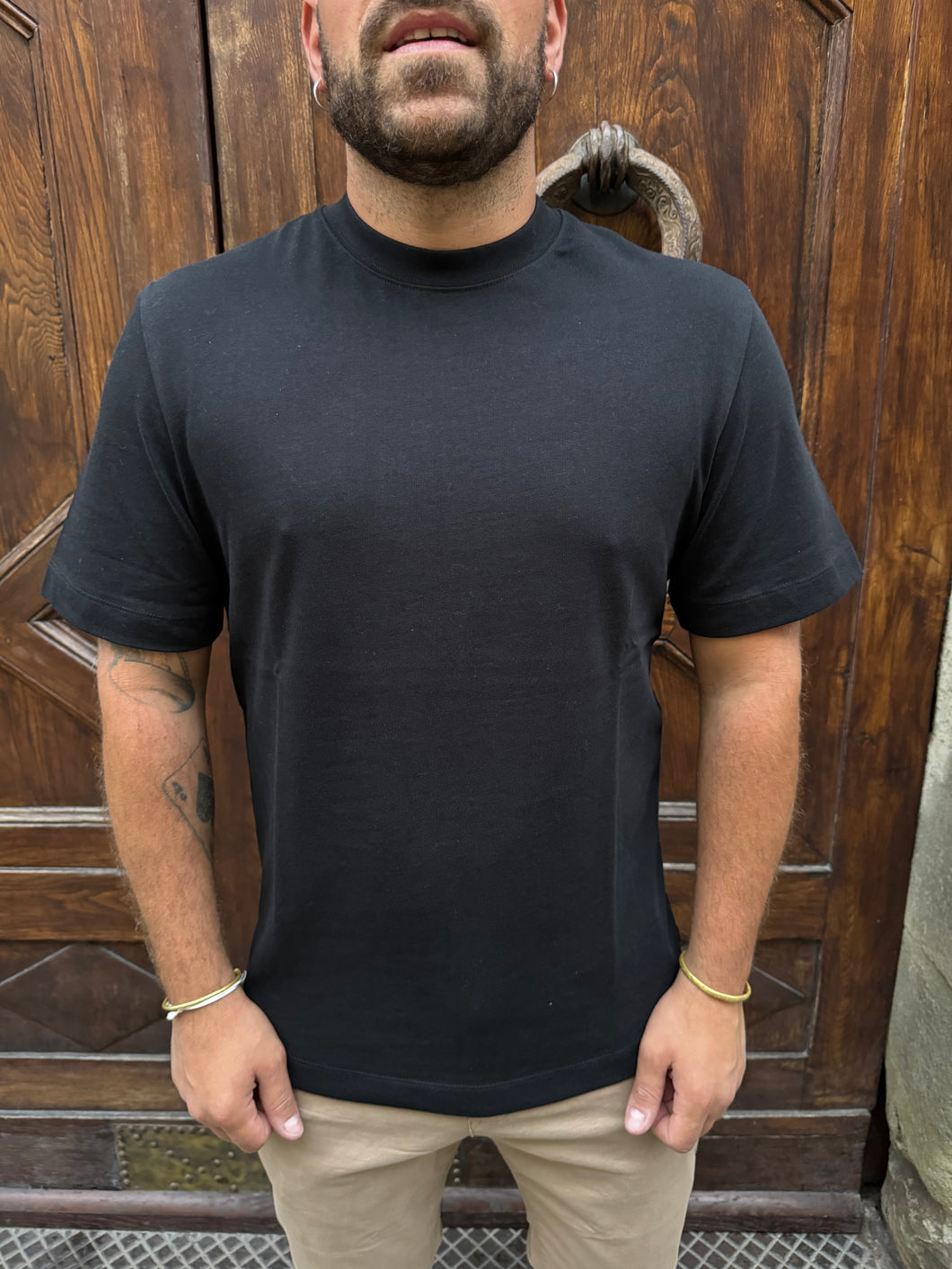 T-Shirt Oversize di Trez nera