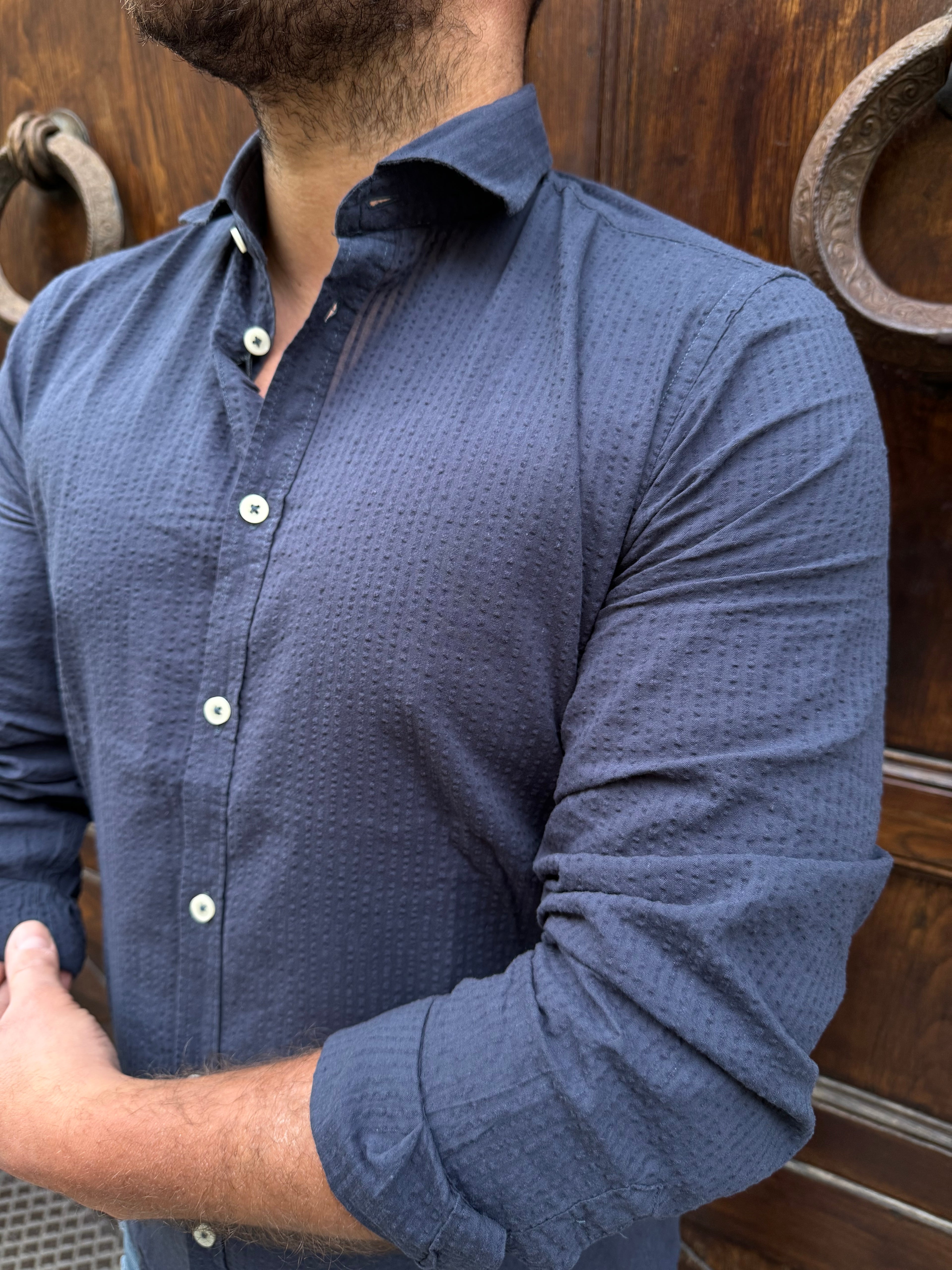 Camicia Sunday di Hamaki-Ho blu