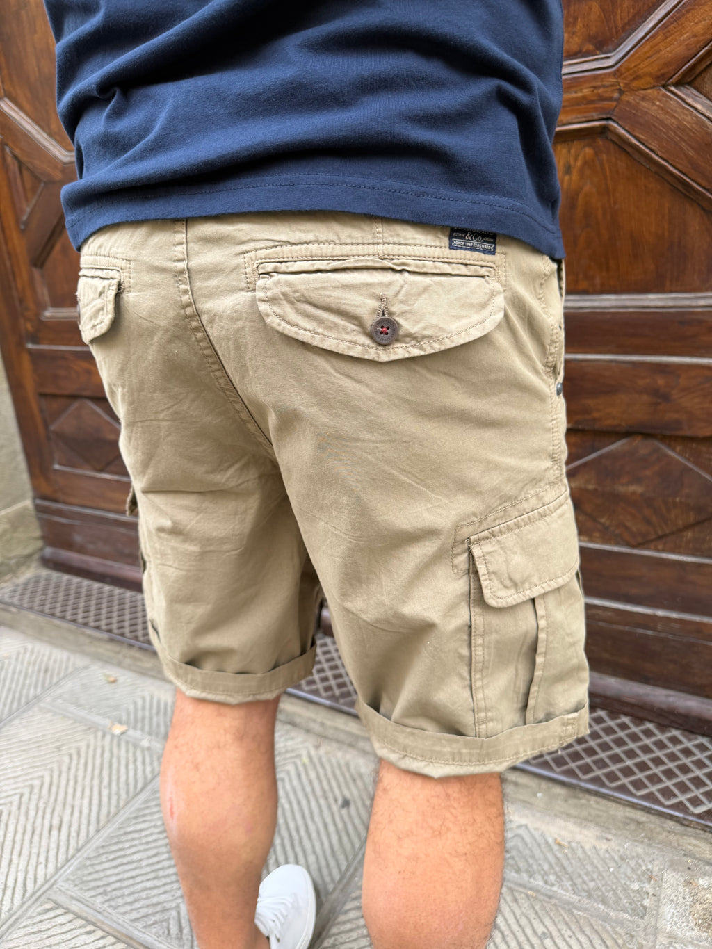 Bermuda cargo di Petrol beige