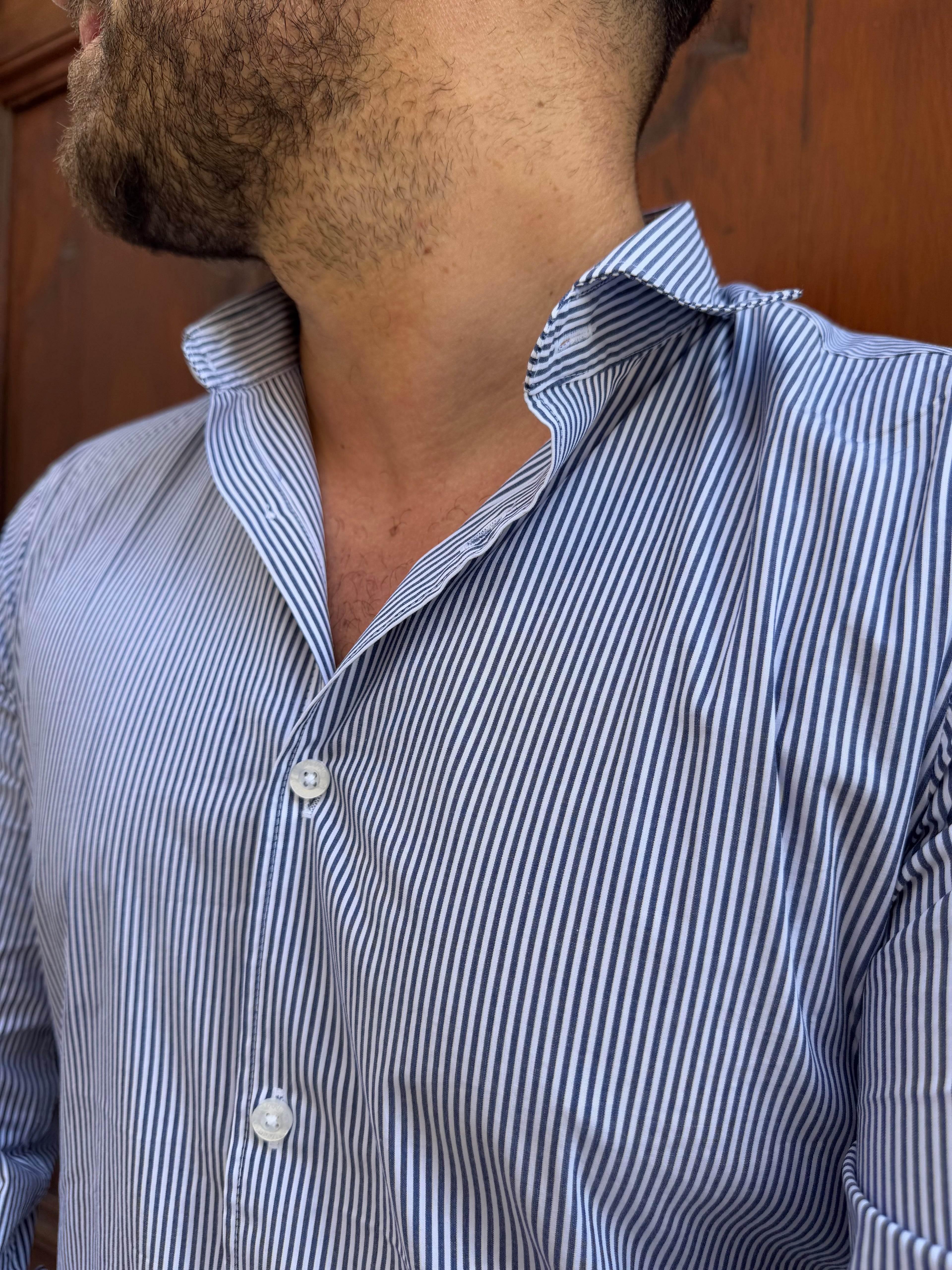 Camicia Portofino di Hamaki-Ho blu